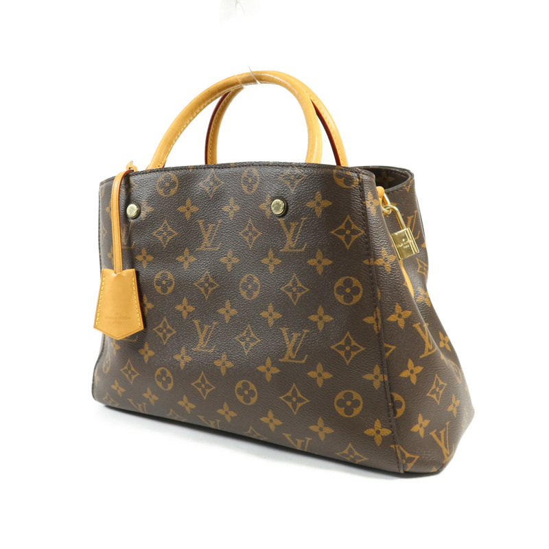 LOUIS VUITTON Monogram Montaigne MM金扣手挽肩背兩用袋-2