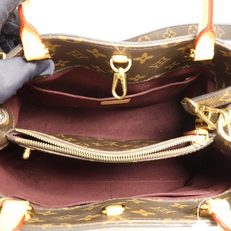 LOUIS VUITTON Monogram Montaigne MM金扣手挽肩背兩用袋-5