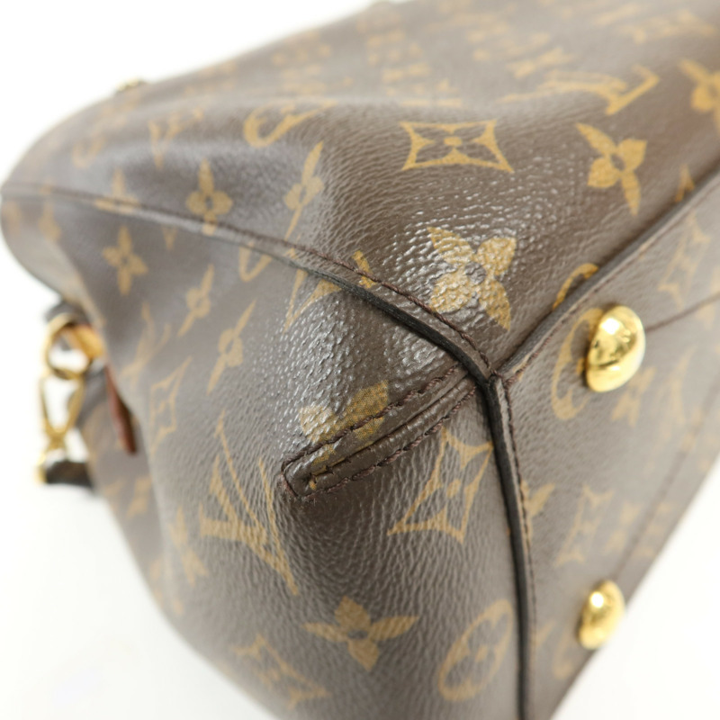 LOUIS VUITTON Monogram Montaigne MM金扣手挽肩背兩用袋-16