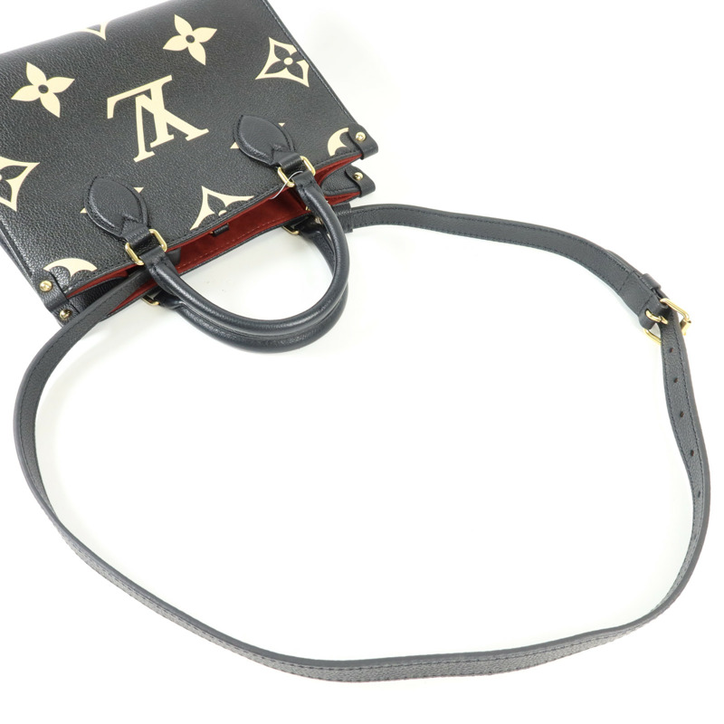 LOUIS VUITTON Monogram Empreinte On The Go PM金扣手挽肩背兩用袋-4