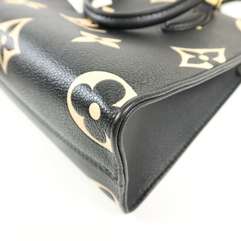 LOUIS VUITTON Monogram Empreinte On The Go PM金扣手挽肩背兩用袋-9