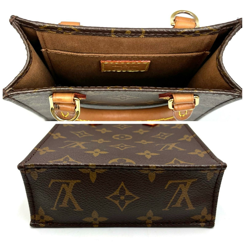 Louis Vuitton Petite Sac Plat 手提包 M81295 Monogram 帆布 棕色 女款-3