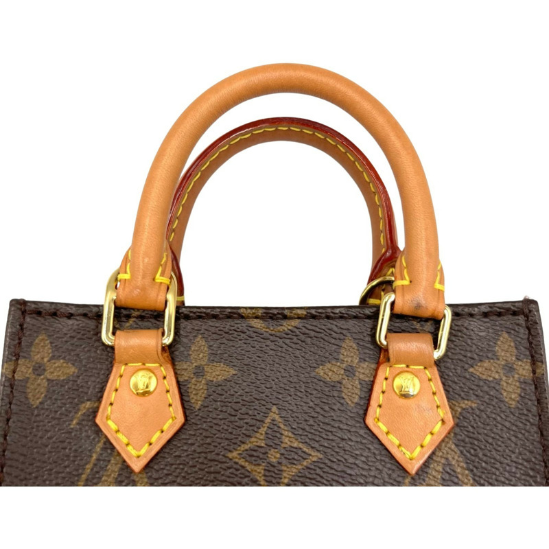 Louis Vuitton Petite Sac Plat 手提包 M81295 Monogram 帆布 棕色 女款-4