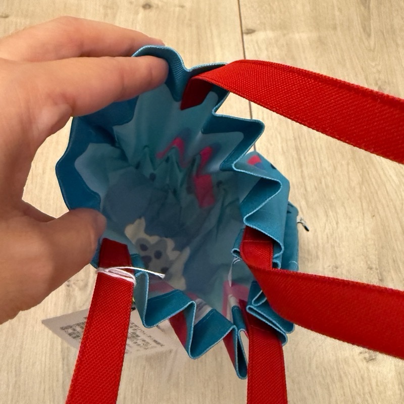 ISSEY MIYAKE me 摺疊花朵包|藍紅花限定色-9