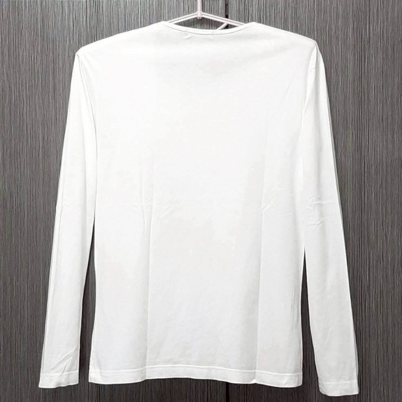 絕版BURBERRY 博柏利 BLACK LABEL 黑標  男白色長袖上衣2號-1