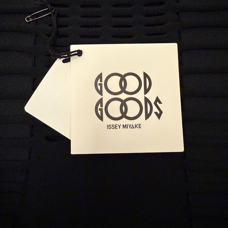 ISSEY MIYAKE GOOD GOODS 鏤空托特包/黑色-5