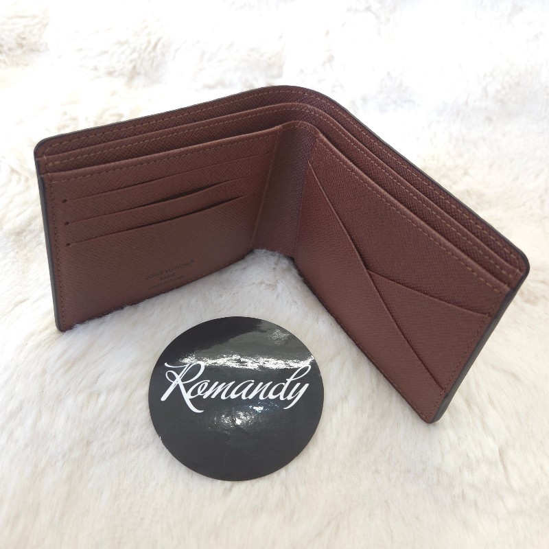 Louis Vuitton LV 經典老花短夾 棕色-2