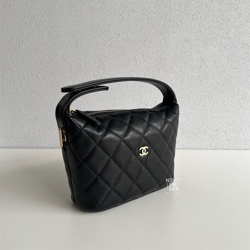 閒置新💖 Chanel 香奈兒 25A 飯盒包 黑色金釦-2