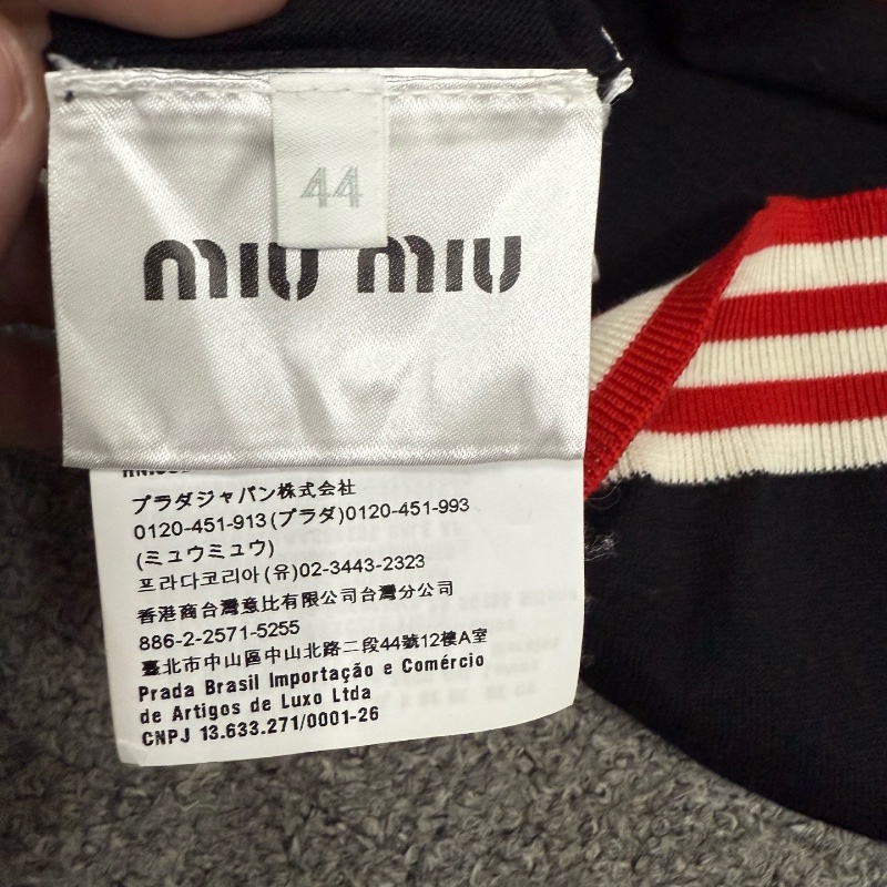 ❤️ MIU MIU 拼色針織開衫-4