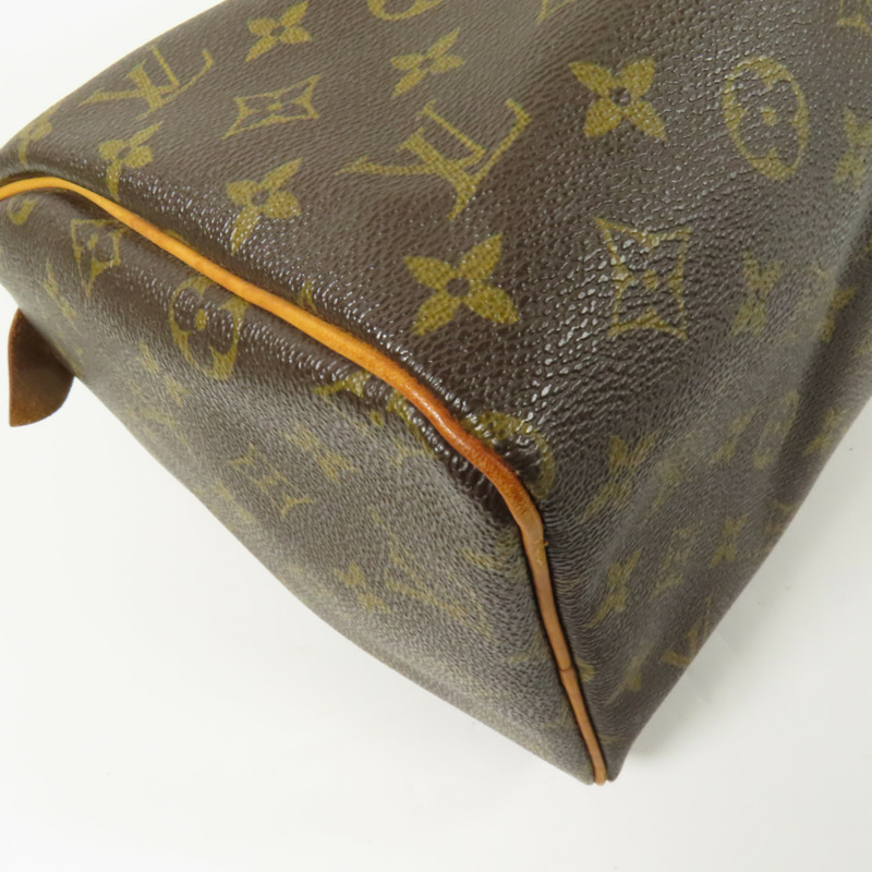 LOUIS VUITTON Monogram Speedy 30金扣手挽袋-10