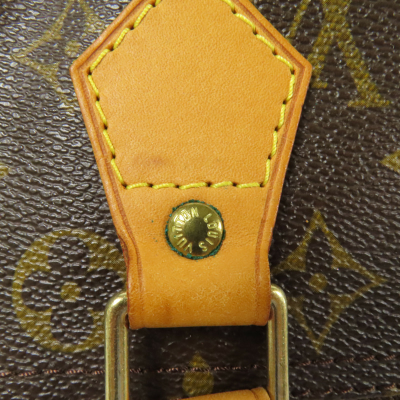 LOUIS VUITTON Monogram Speedy 30金扣手挽袋-13