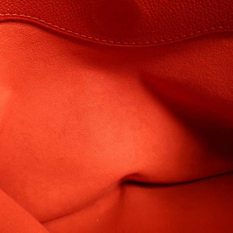 LOUIS VUITTON Monogram Pallas金扣手挽肩背兩用袋棕色/紅色-17