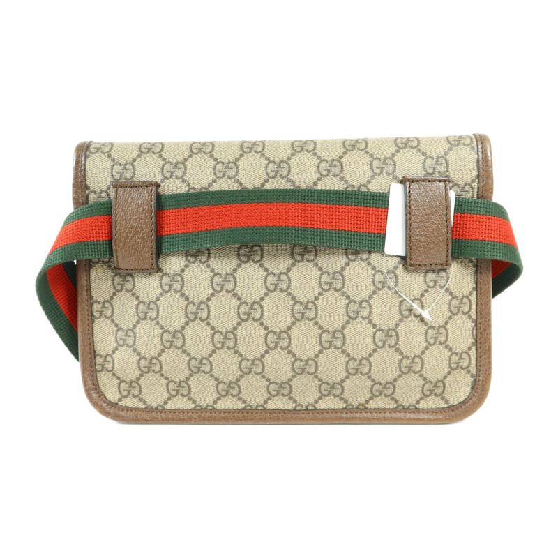 GUCCI 塗層帆布Neo Vintage Belt Bag金扣腰包-1