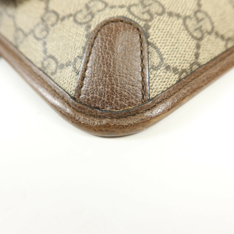 GUCCI 塗層帆布Neo Vintage Belt Bag金扣腰包-14