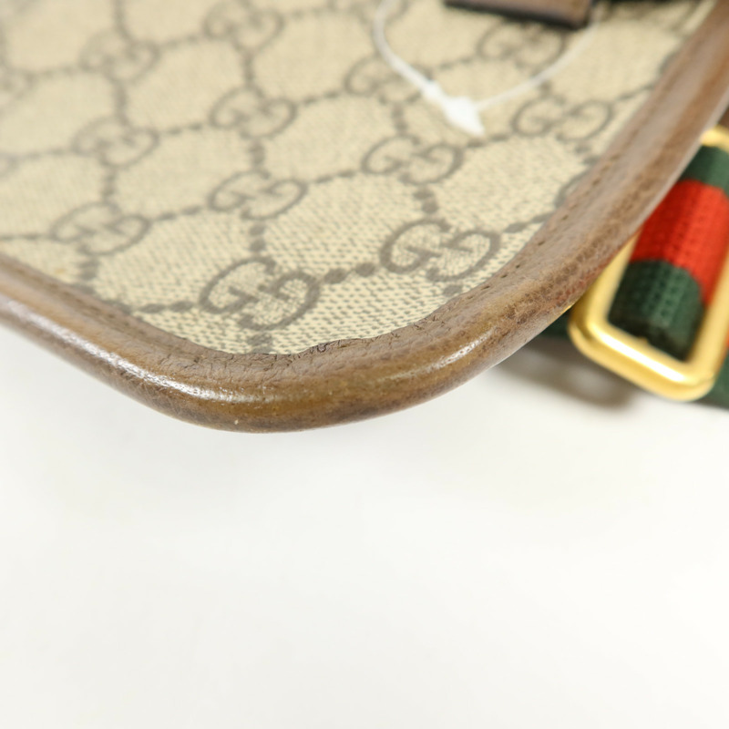 GUCCI 塗層帆布Neo Vintage Belt Bag金扣腰包-15