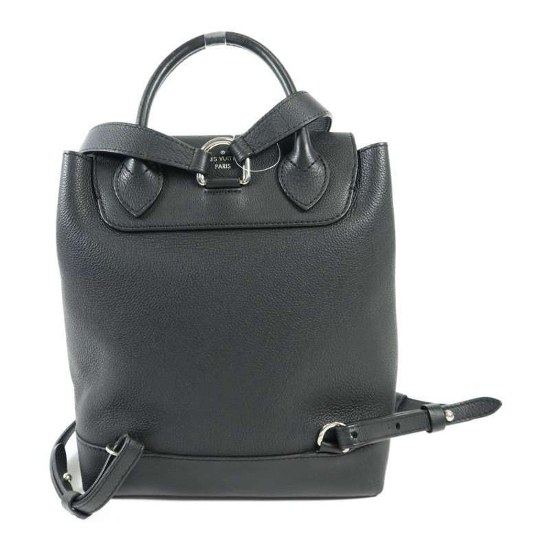 LOUIS VUITTON 牛皮皮革Lock Me Backpack銀扣背包-1
