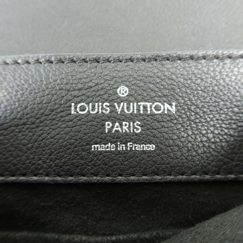 LOUIS VUITTON 牛皮皮革Lock Me Backpack銀扣背包-6