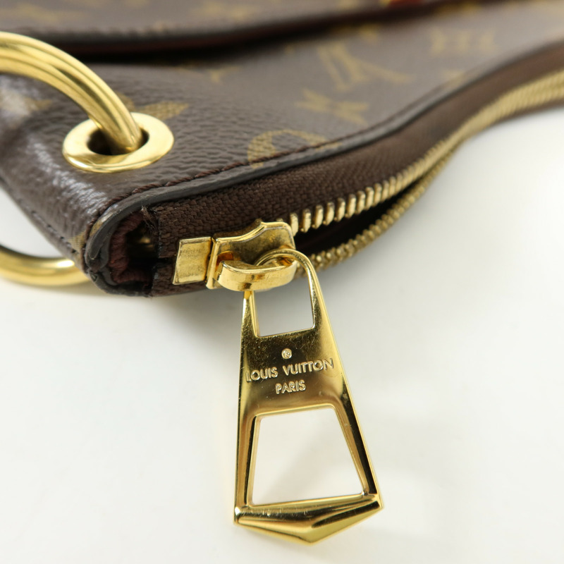 LOUIS VUITTON Monogram Odeon PM金扣手挽袋-9