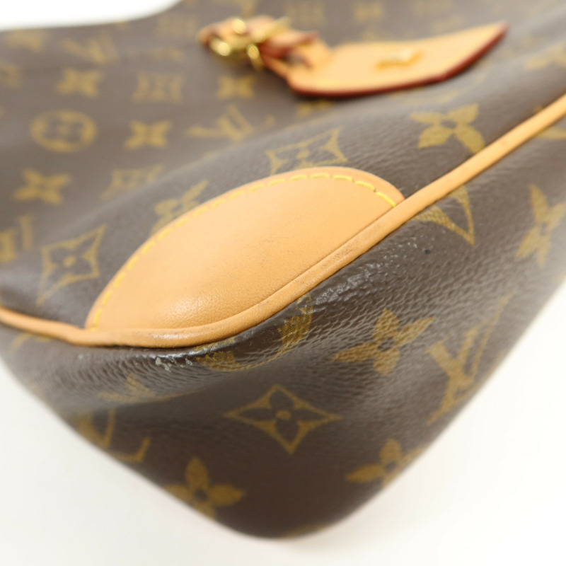 LOUIS VUITTON Monogram Odeon PM金扣手挽袋-13
