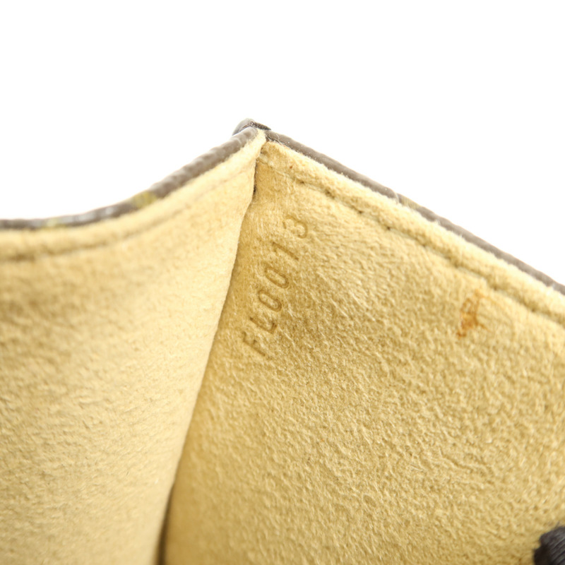 LOUIS VUITTON Monogram Pochette Florentine金扣腰包棕色-8