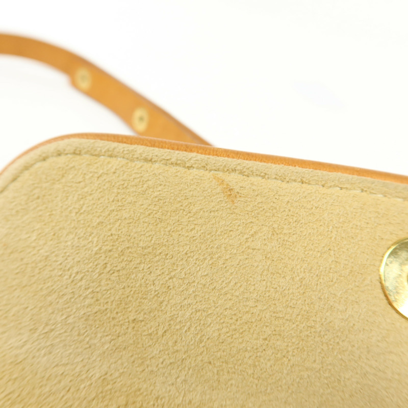 LOUIS VUITTON Monogram Pochette Florentine金扣腰包棕色-23