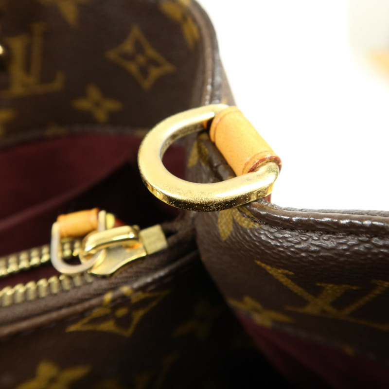 LOUIS VUITTON Monogram Montaigne MM金扣手挽肩背兩用袋-9