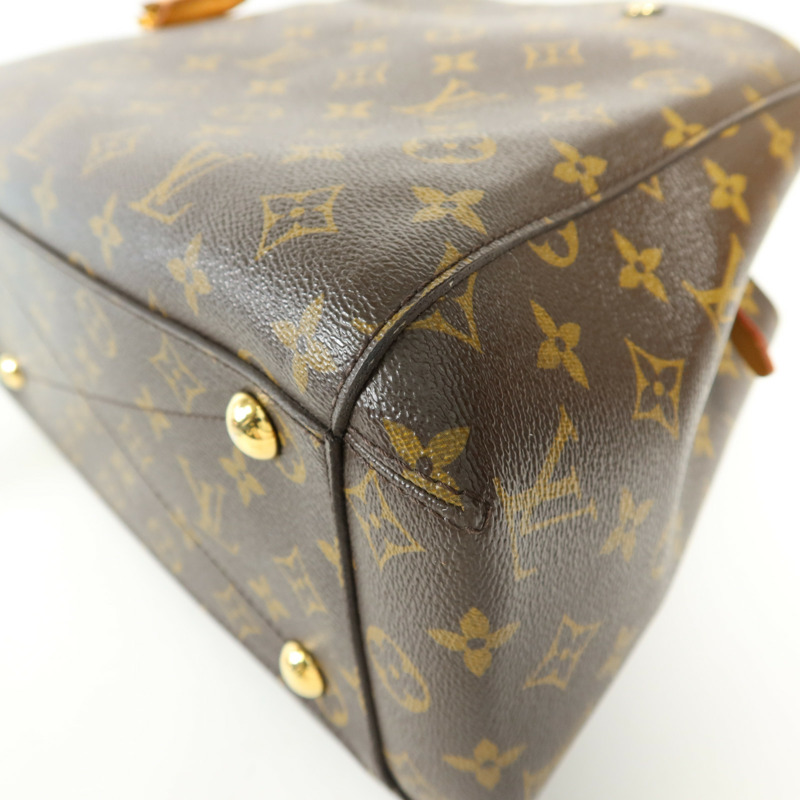 LOUIS VUITTON Monogram Montaigne MM金扣手挽肩背兩用袋-13