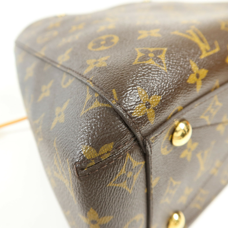 LOUIS VUITTON Monogram Montaigne MM金扣手挽肩背兩用袋-14