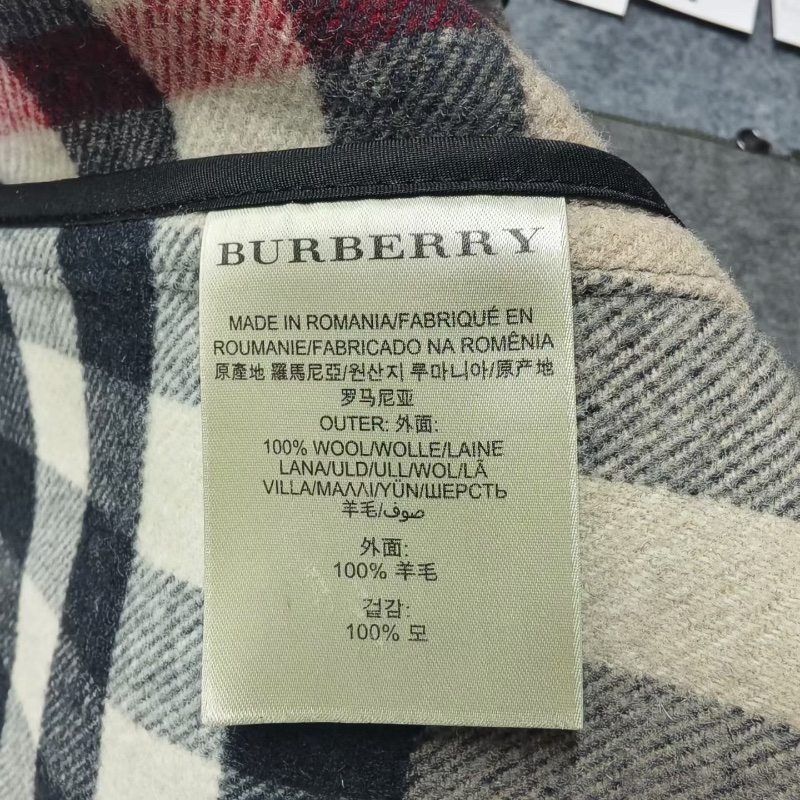 ❤️ BURBERRY 灰色羊毛大衣-5