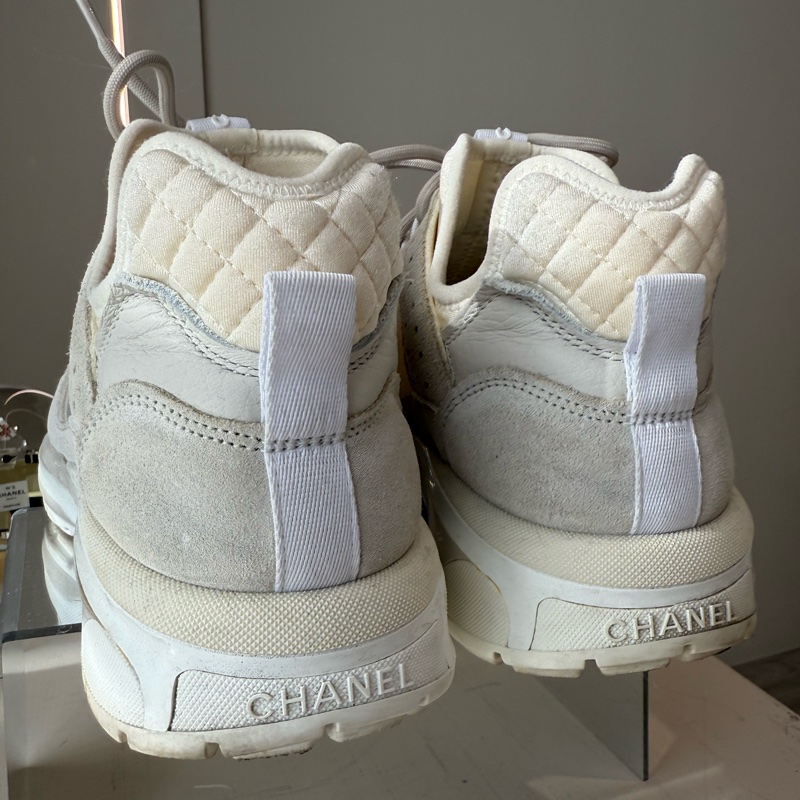 CHANEL 白武士運動鞋 37.5號-10