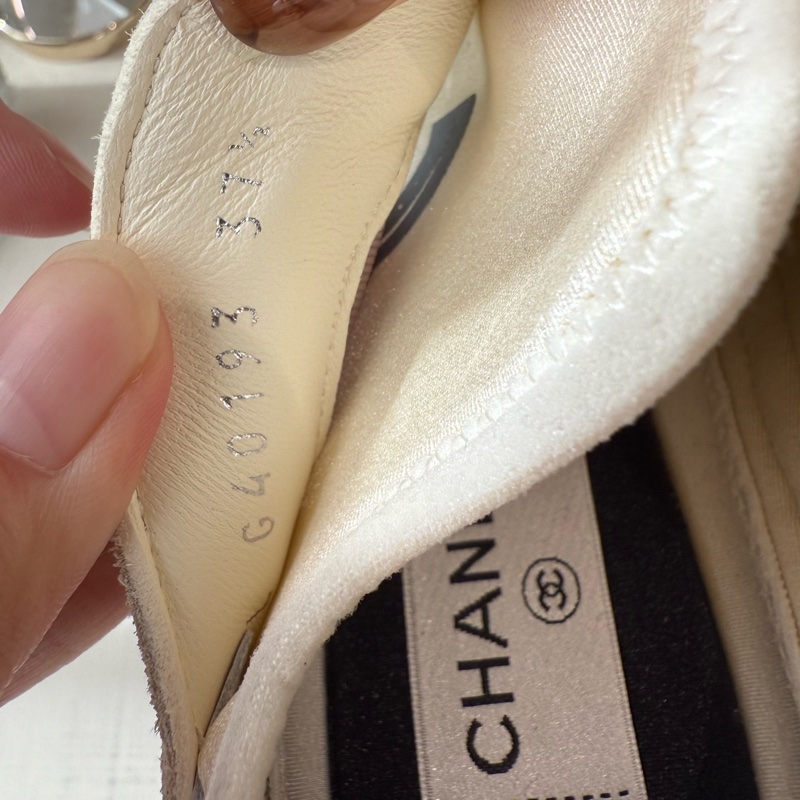 CHANEL 白武士運動鞋 37.5號-13