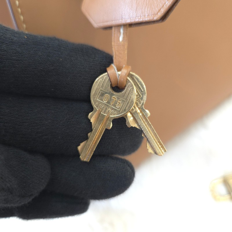 Hermès Kelly 28 手提包 金釦 金棕 二手 v刻-27