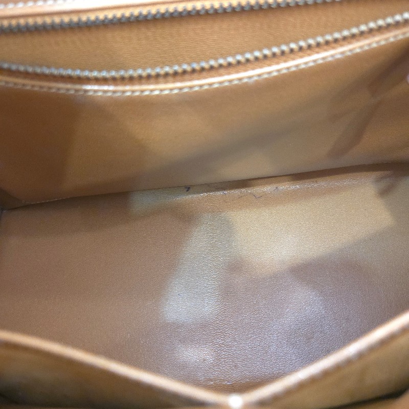 Hermès Kelly 28 手提包 金釦 金棕 二手 v刻-34