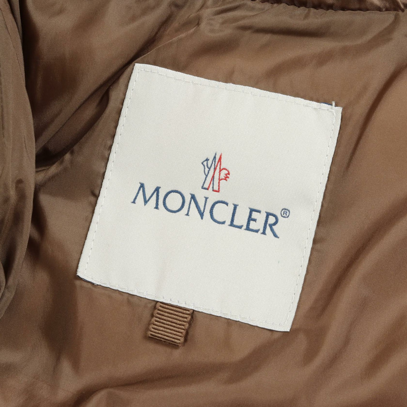 MONCLER MAKO 羽絨外套 尼龍棕色 #1 二手 女款-2