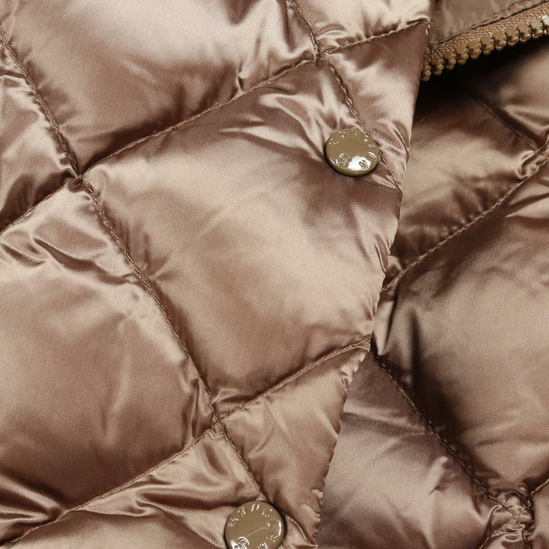 MONCLER MAKO 羽絨外套 尼龍棕色 #1 二手 女款-7