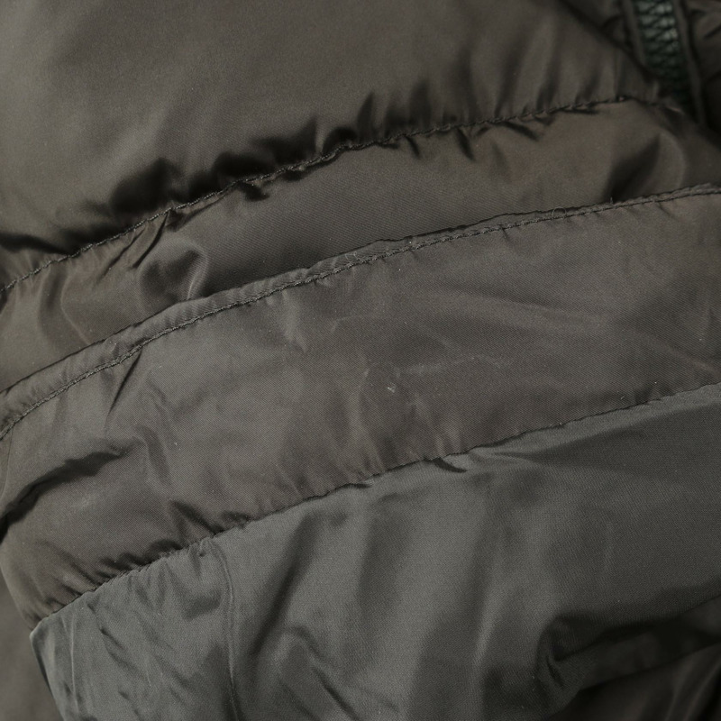 MONCLER DOMBES 羽絨外套 尼龍 黑色 二手 女款-9