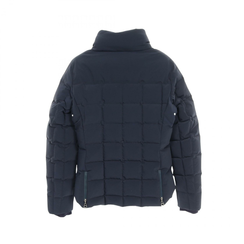 HERMES 羽絨外套 聚醯胺 海軍藍 二手 女士-1