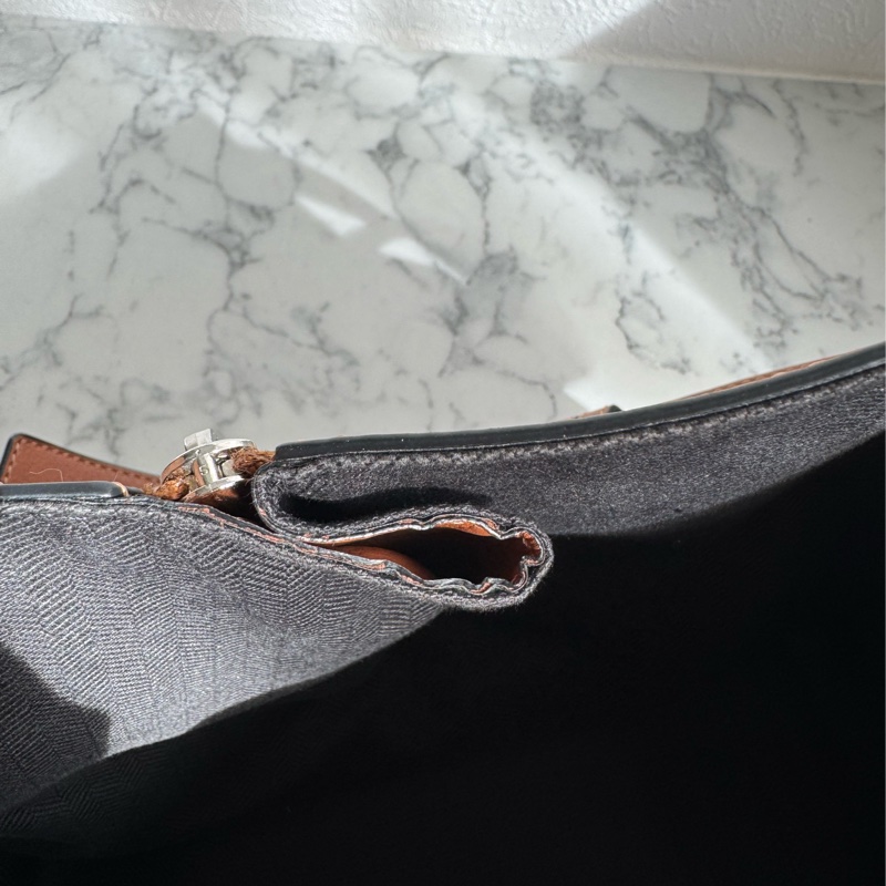 Loewe棕色吊床包-49