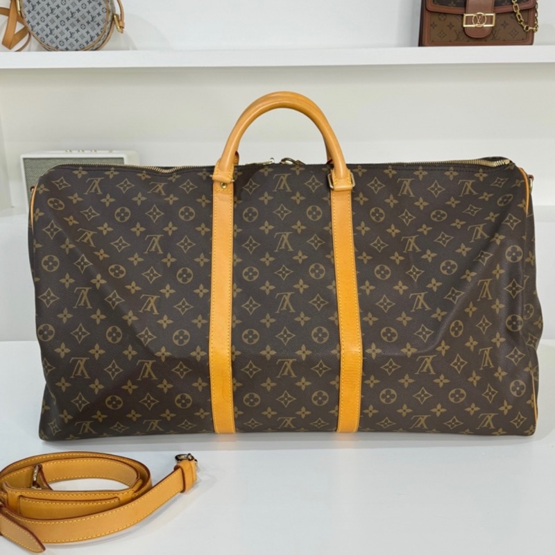 (極新🎁) LV Keepall 60 經典老花 旅行袋 專櫃10.6萬!-20