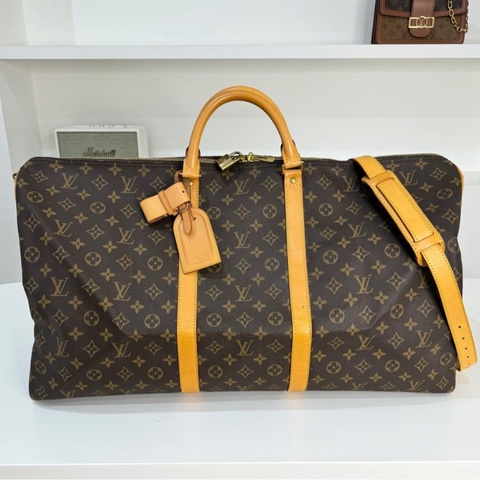 （極新🎁） LV Keepall 60 經典老花 旅行袋 專櫃10.6萬！