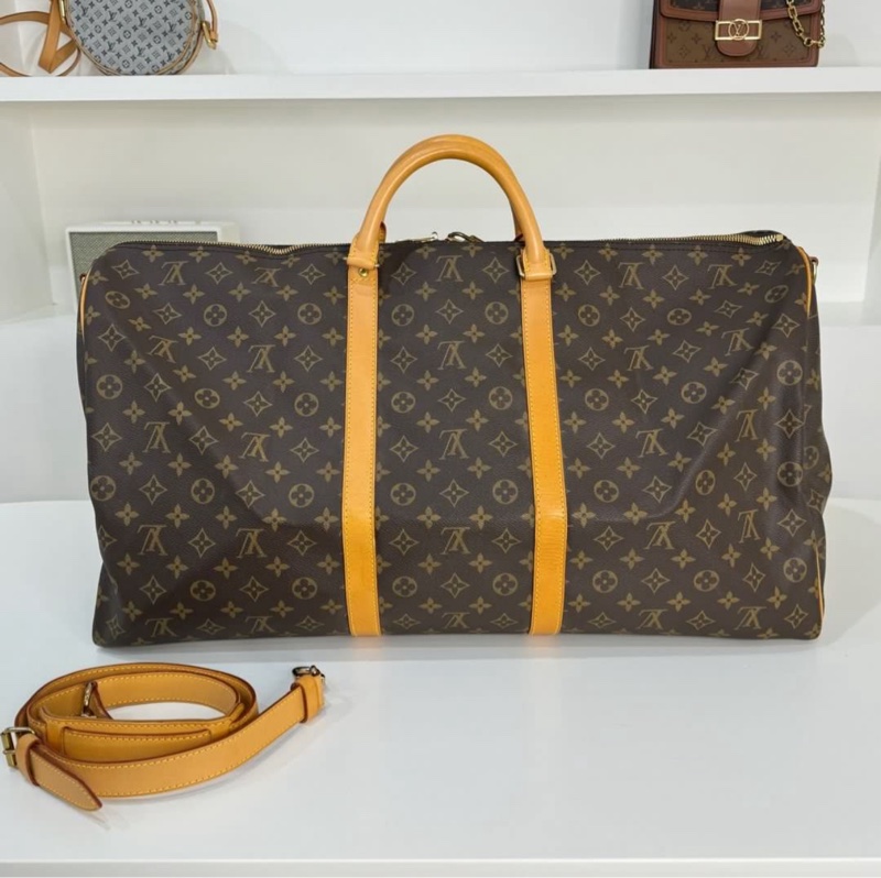(極新🎁) LV Keepall 60 經典老花 旅行袋 專櫃10.6萬!-1