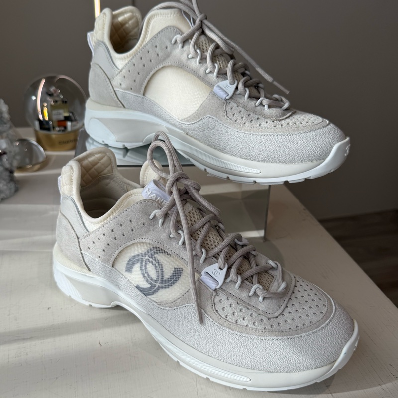 CHANEL 白武士運動鞋 40號 全新品-2