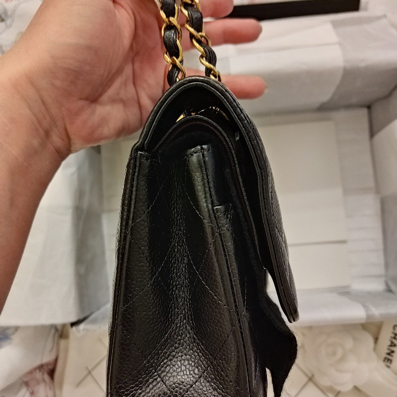 香奈兒CF25(Chanel Classic Flap Bag）口蓋包全新品芯片款-4