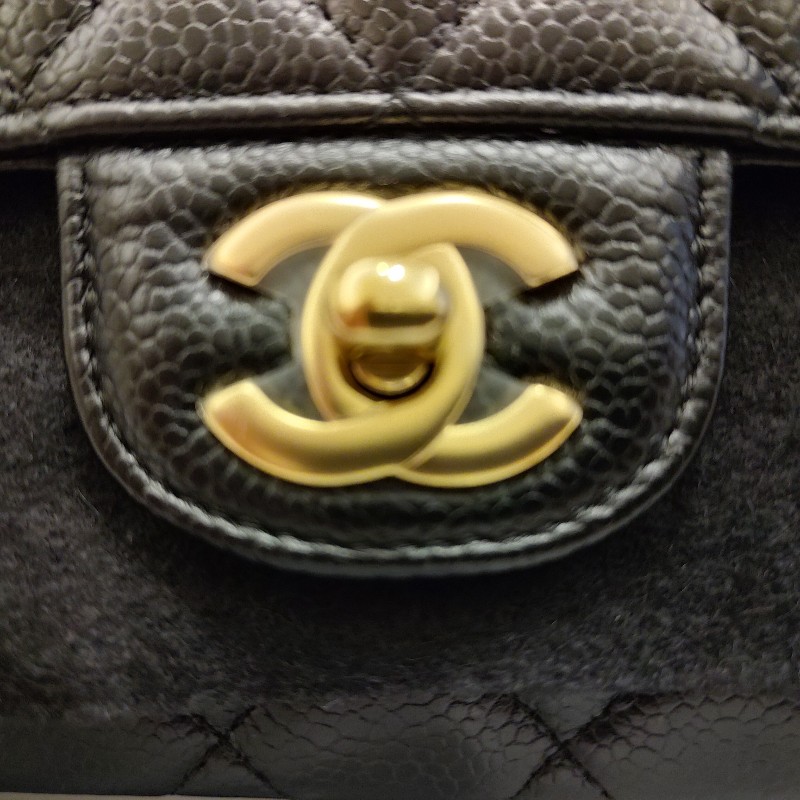 香奈兒CF25(Chanel Classic Flap Bag）口蓋包全新品芯片款-12