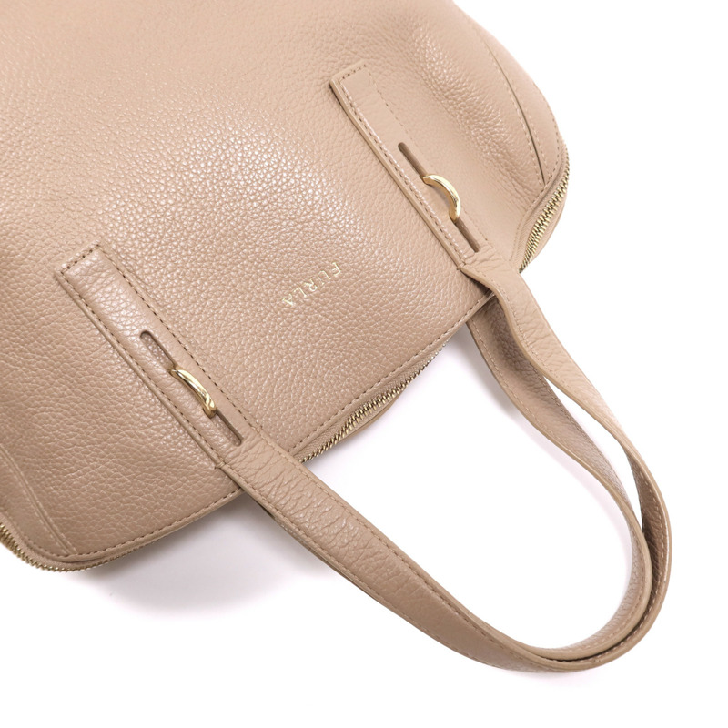 Furla 牛皮皮革Hand Bag金扣肩背袋-8