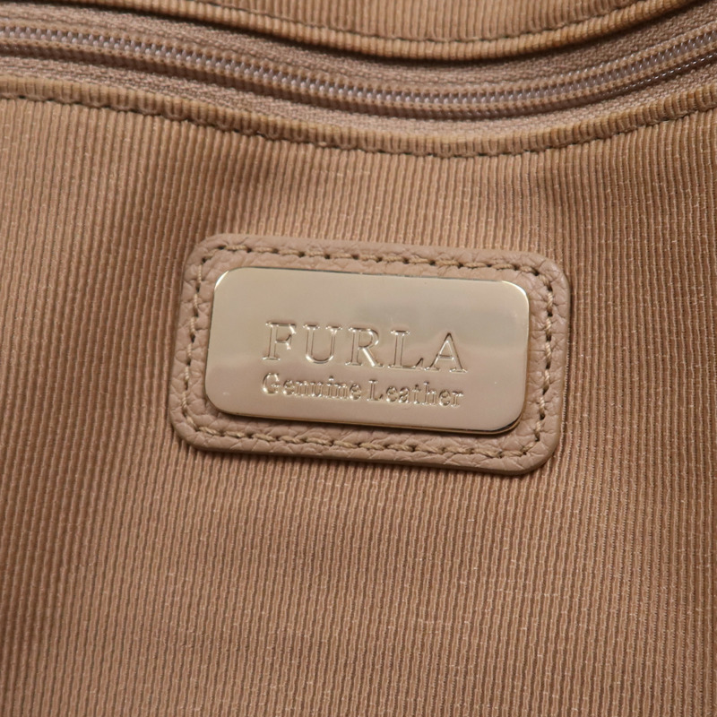 Furla 牛皮皮革Hand Bag金扣肩背袋-12