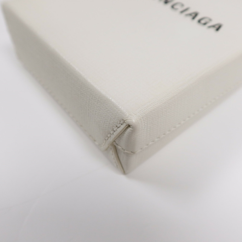 BALENCIAGA 牛皮皮革PHONE HOLDER銀扣肩背袋-4