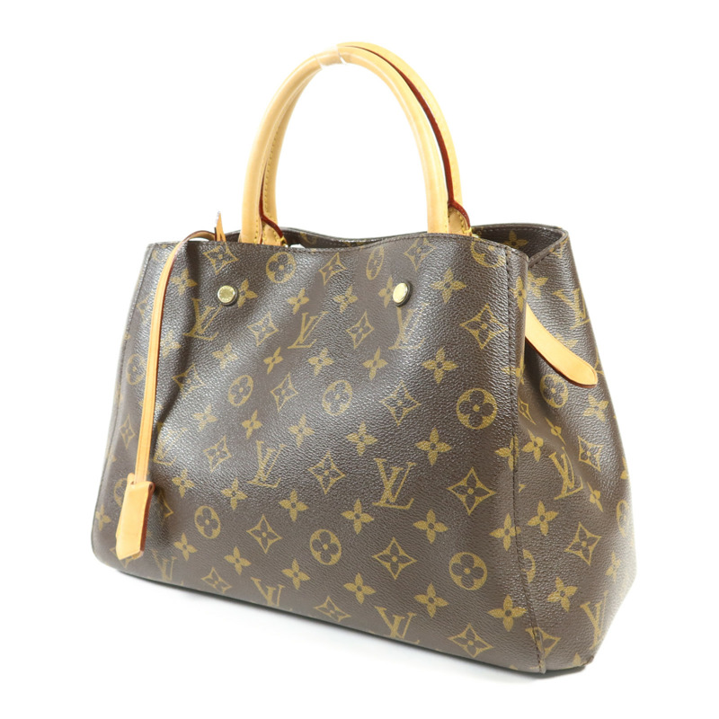 LOUIS VUITTON Monogram Montaigne MM金扣手挽肩背兩用袋-2
