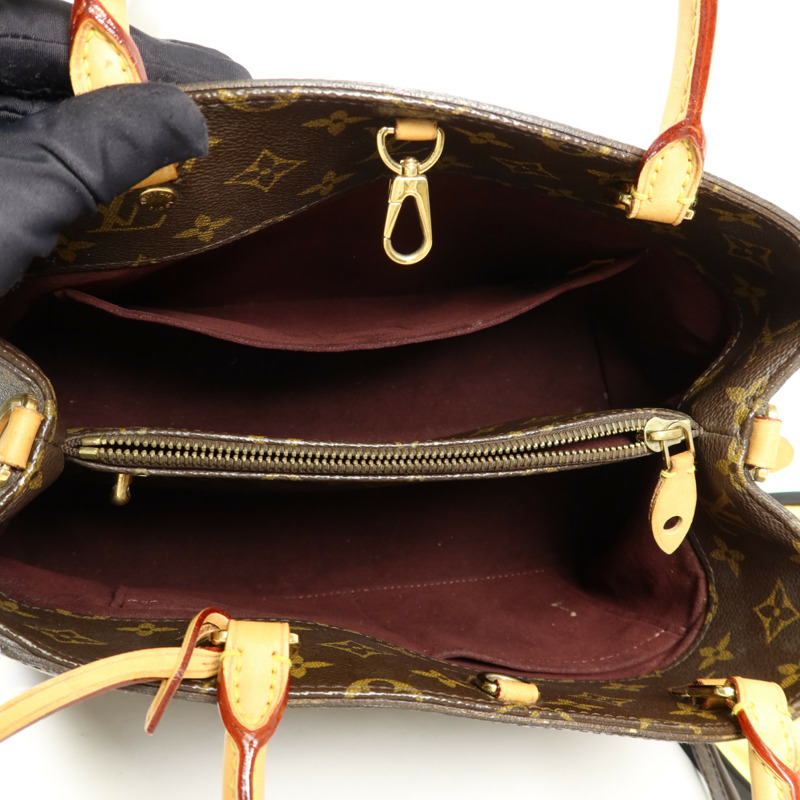 LOUIS VUITTON Monogram Montaigne MM金扣手挽肩背兩用袋-5