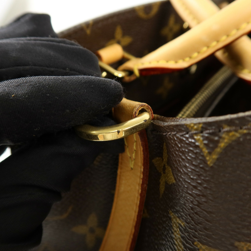 LOUIS VUITTON Monogram Montaigne MM金扣手挽肩背兩用袋-12